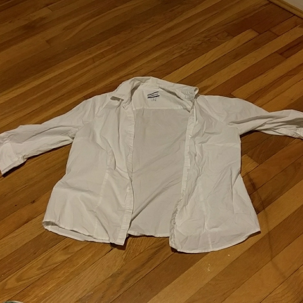 White button down shirt
